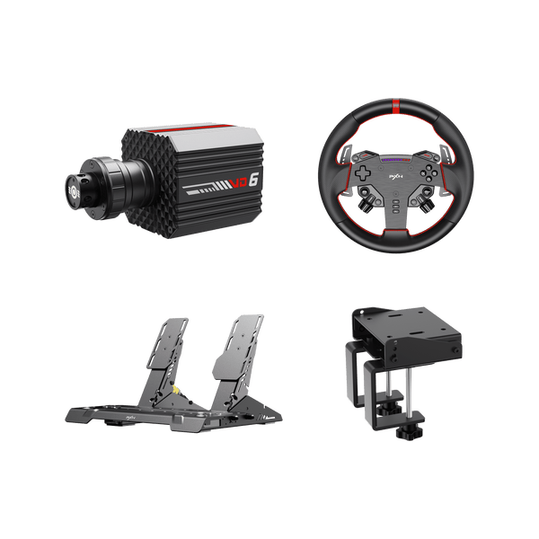 PXN Sim Racing Wheel VD6 W AS Racing Bundle - Image 1